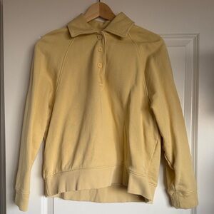 Yellow Women's Collared Top